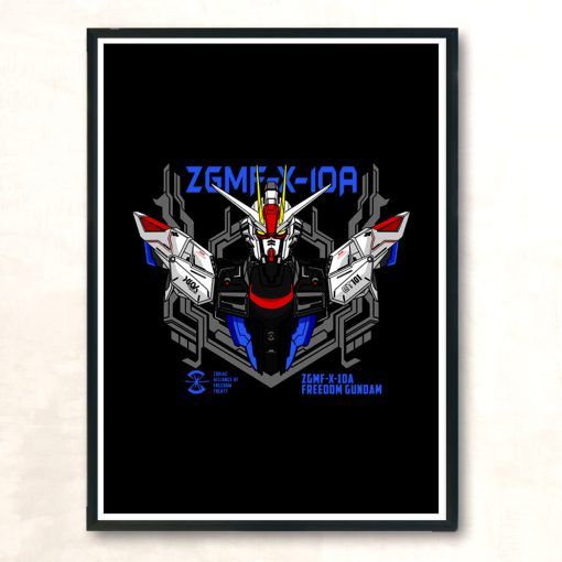 Gundam Zgmf X 10 A Modern Poster Print