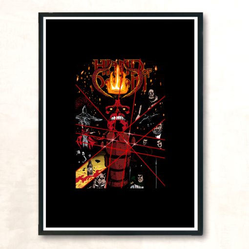Hand Of Doom Modern Poster Print