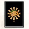 Happy Taco Retro Japanese Modern Poster Print