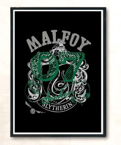 Harry Potter Draco Malfoy Seeker Vintage Wall Poster