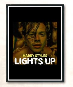 Harry Styles Lights Up Vintage Wall Poster