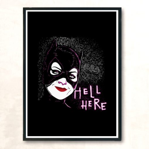 Hell Here Modern Poster Print
