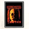 Hellraiser Face I Am Pain Vintage Wall Poster