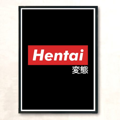 Hentai Modern Poster Print