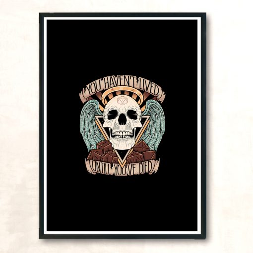 Honorary Club Of Dead Characters Modern Poster Print