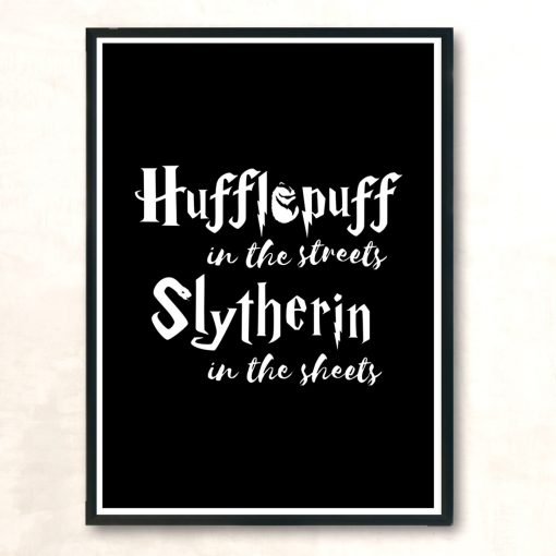 Hufflepuff In The Streets Modern Poster Print