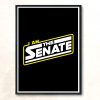 I Am The Senate Modern Poster Print