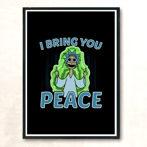 I Bring You Peace Modern Poster Print