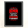 I Survived The Demon Invasion Lousy T Shirt Modern Poster Print