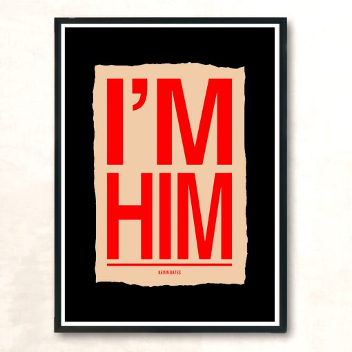 Im Him Kevin Gates Rapper Vintage Wall Poster