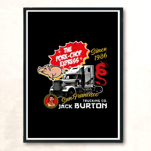 Jack Burton Pork Chop Express Modern Poster Print