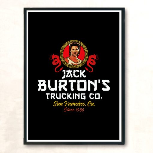 Jack Burton Trucking Co Modern Poster Print