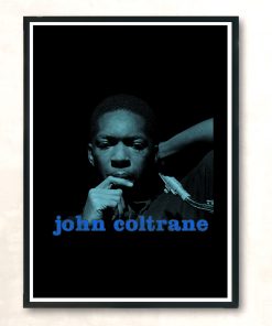 John Coltrane Saxophone Blue Train Vintage Wall Poster