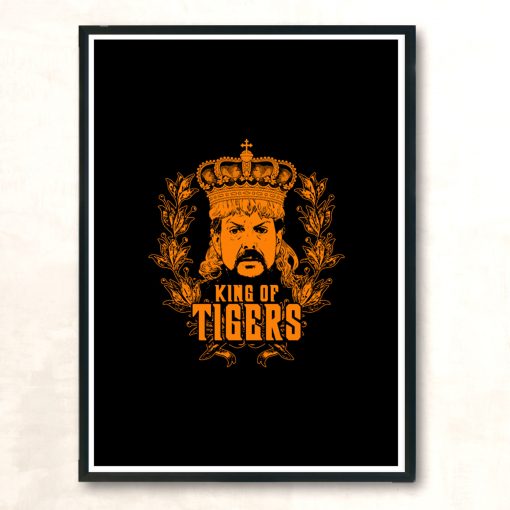 King Of Tigers Modern Poster Print