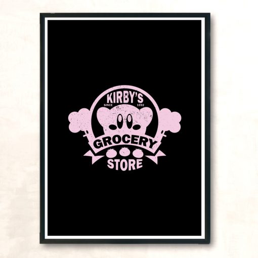 Kirbys Grocery Store Modern Poster Print