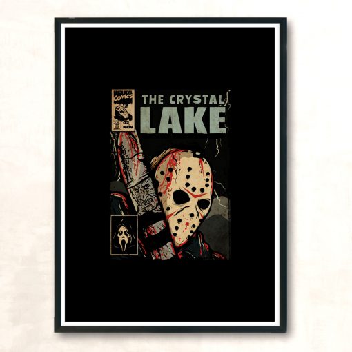 Lake Modern Poster Print