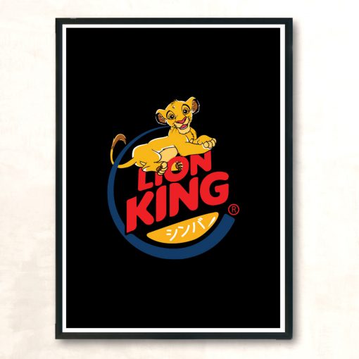 Lion King Modern Poster Print
