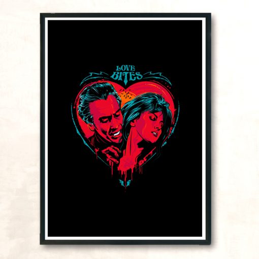 Love Bites Modern Poster Print