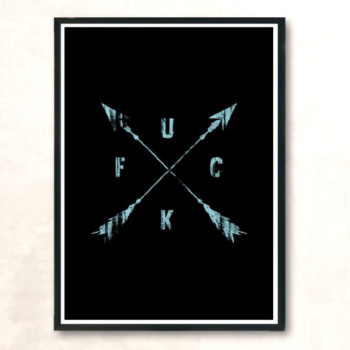 Luck Lost Modern Poster Print