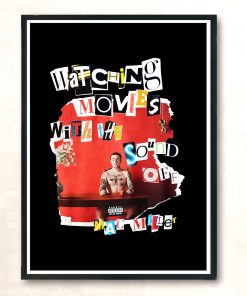 Mac Miller Watching Movies With The Sound Off Vintage Wall Poster