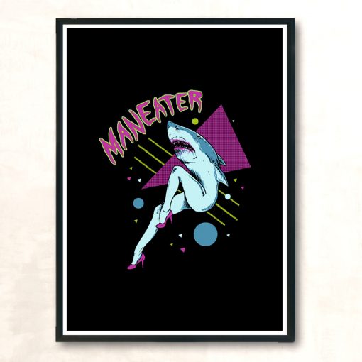Maneater Modern Poster Print