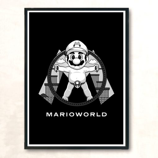 Marioworld Modern Poster Print