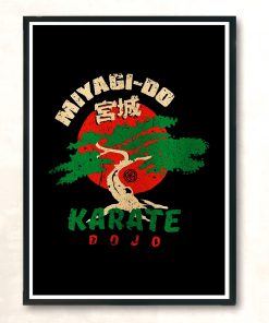 Miyagi Do Karate Dojo Unisex Vintage Wall Poster