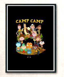 Movie Camp Camp Group Vintage Wall Poster
