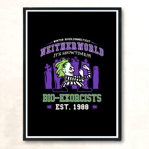 Neitherworld Bio Exorcists Modern Poster Print