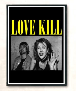 Nirvana Love Kill Vintage Wall Poster