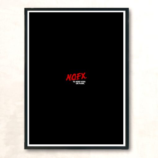 Nofx Dare Band Modern Poster Print