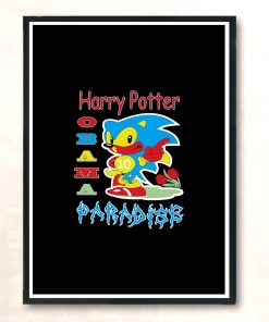 Parody Harry Potter Obama Sonic Vintage Wall Poster