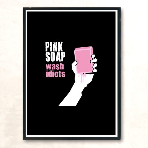 Pink Soap Modern Poster Print