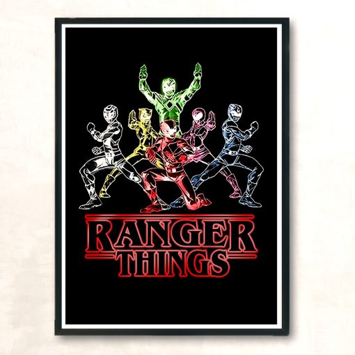 Power Ranger Things Huge Wall Poster