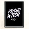Psycho Witch Modern Poster Print