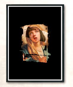 Pulp Fiction Mia Wallace Vintage Wall Poster