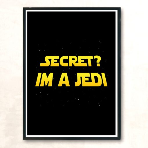 Secret Jedi Chy Modern Poster Print