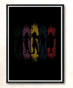 Shadows Of Avalanche Modern Poster Print