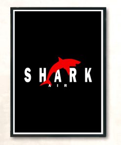 Shark Air Modern Poster Print