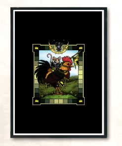 Sir Queso The Mouse Knight Modern Poster Print
