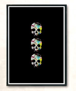 Skulls Modern Poster Print