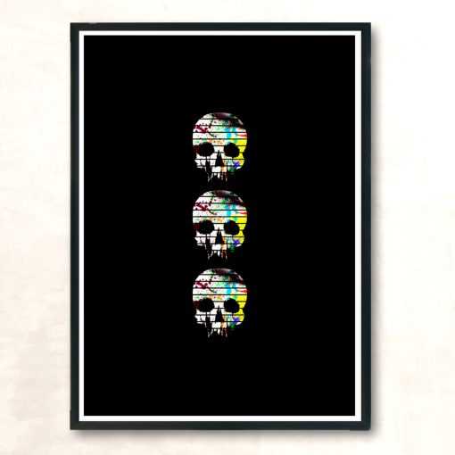 Skulls Modern Poster Print