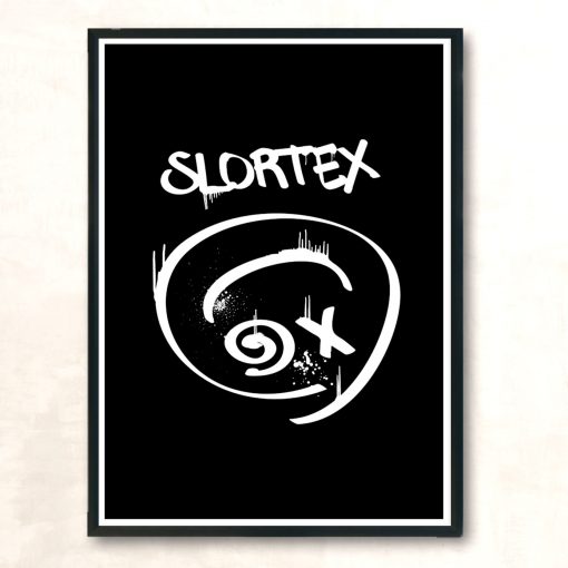 Slortex Is A Cool Band But I Only Wear Black Shirts Modern Poster Print