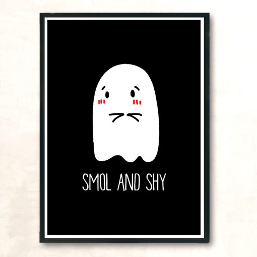 Smol And Shy Modern Poster Print