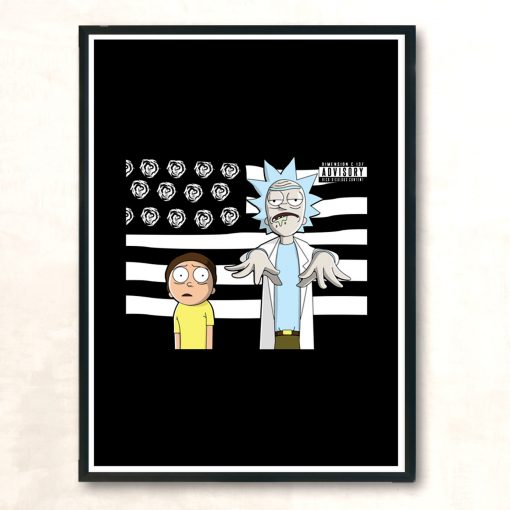 So Schwifty So Clean Modern Poster Print