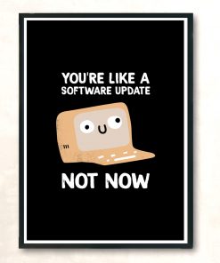 Software Update Modern Poster Print
