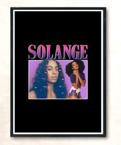 Solange Rapper Vintage Wall Poster