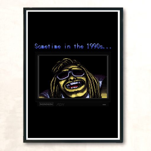 Sometime In The 1990s Modern Poster Print
