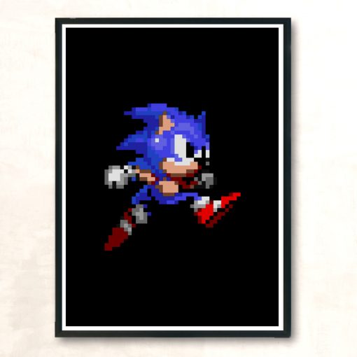 Sonic Icon Modern Poster Print