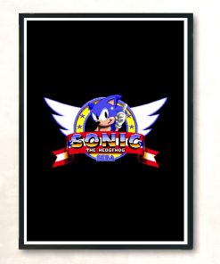 Sonic Title Screen Modern Poster Print